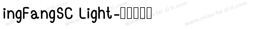 ingFangSC Light字体转换